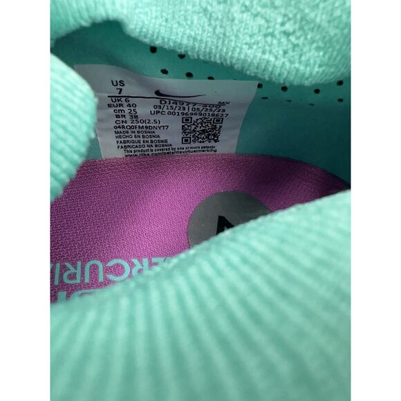 Mens Size 7 Nike Zoom Mercurial Superfly 9 Elite FG Soccer Cleats DJ4977-300 - Picture 5 of 5